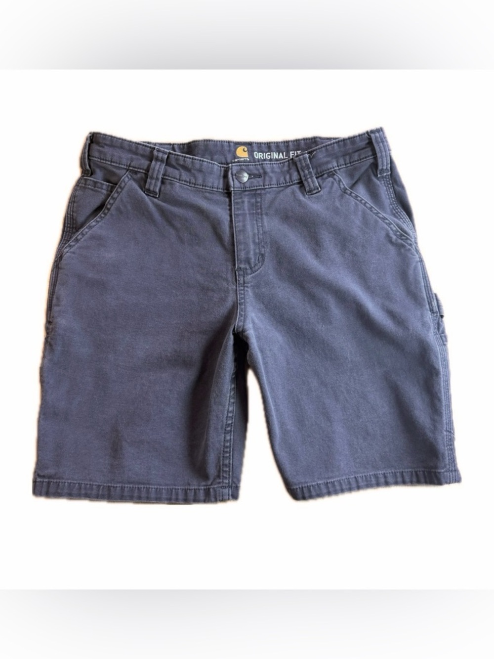Carhartt Straight Fit Gray Cargo Shorts Women Sz 6 Outdoor Camping Hiking